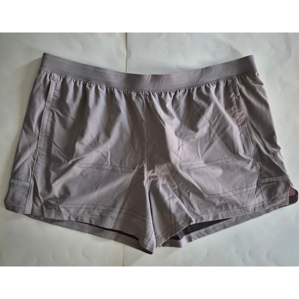 Under Armour Mens Baseline Pro 5 Inch Basketball Shorts Grey 1384141 3XL NWT
